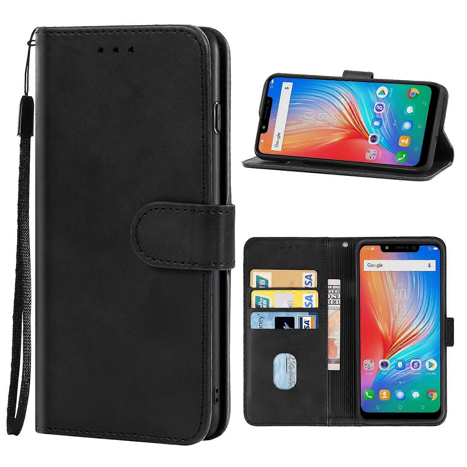 For Tecno Spark 3 Pro Leather Phone Case