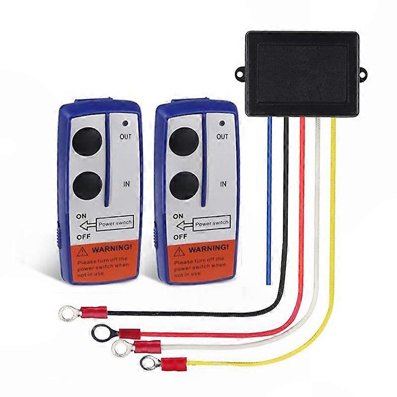Wireless Winch Controller Set, Remote Control System for Cordless Winching Operations