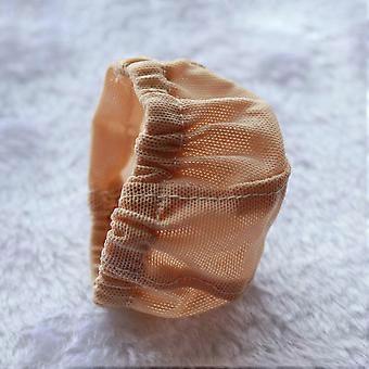 Chapéu de peruca para boneca Fa Wang, para fazer você mesmo, 2 peças, bege, para mini bonecas.
