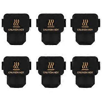 6Pcs Printer Hotend Silicone Socks,High Temperature Extruder Heating Block Silicone Cover for A1/A1 Mini