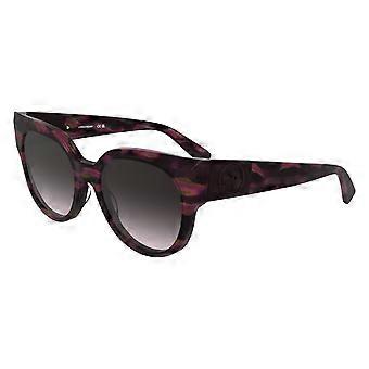 Sonnenbrillen LONGCHAMP LO779S N 234 TEXTURED BROWN/PURPLE/ROSE 53/19/140 FEMALE