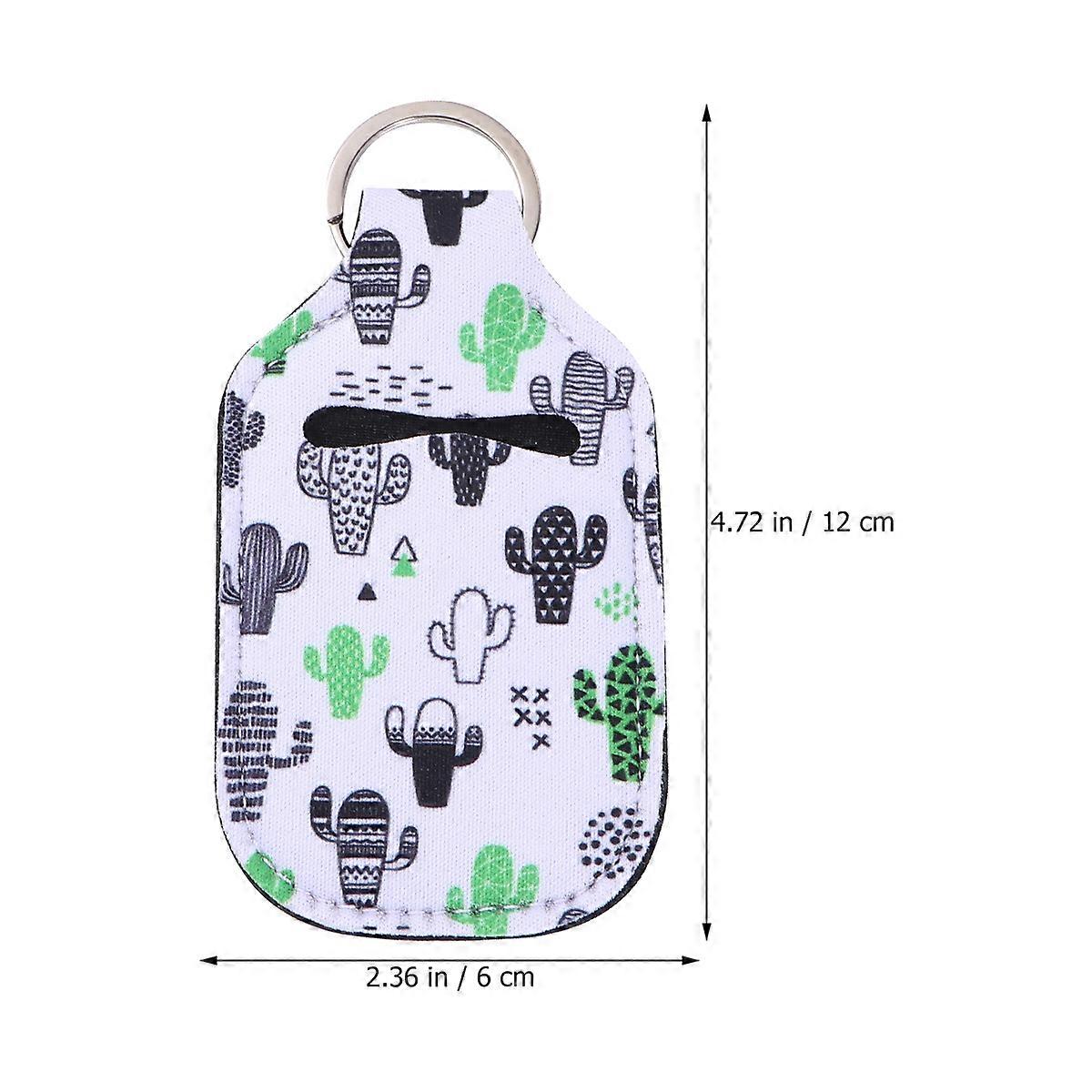 Protective Bottle for Soap and Lotion with Keychain 3Set Set