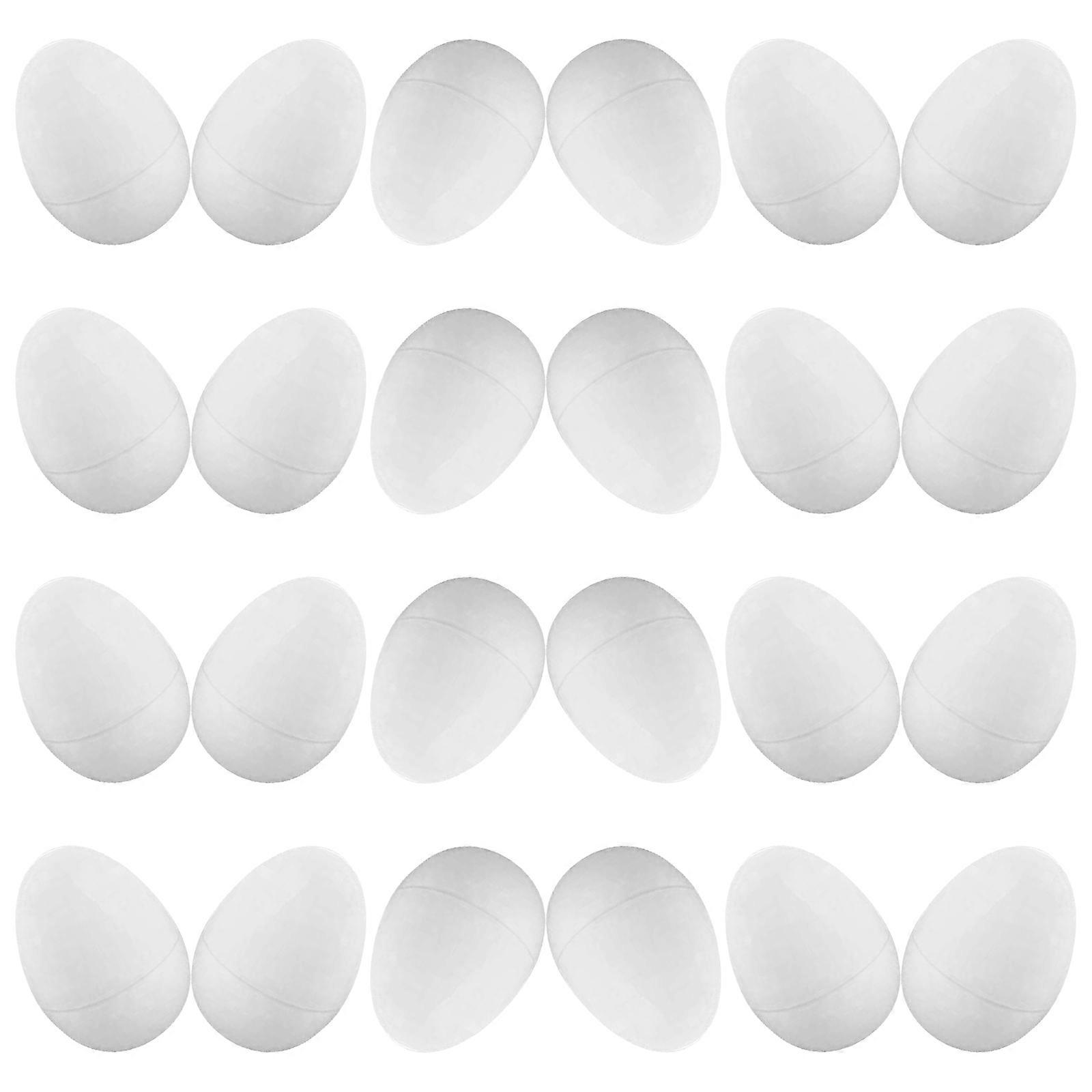 Fake Chicken Eggs Artificial Decorative Easter Egg Craft 30Pcs