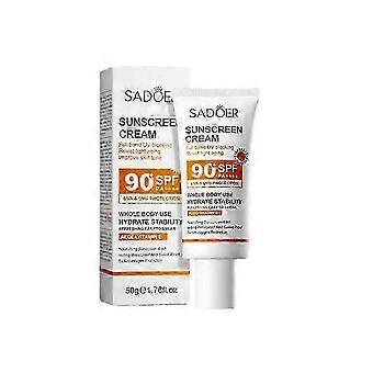 Spf 90+ Sunscreen For Face Whole Body Use Protector Solar UV Resistant Repairing Solar Blocker Facial Sunscreen
