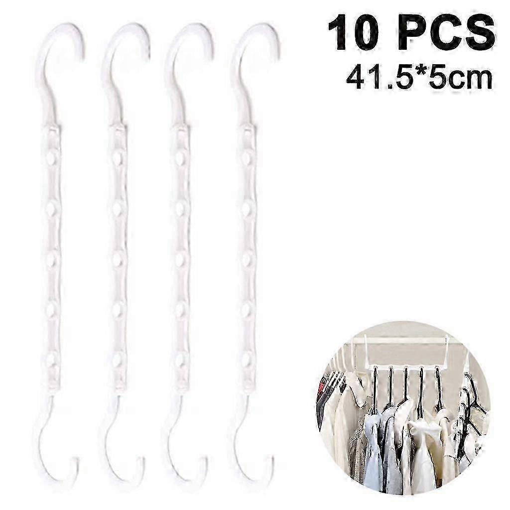 10-Pack Space-Saving Multi-Function Hangers for Smart Wardrobe Organisation QYSLV