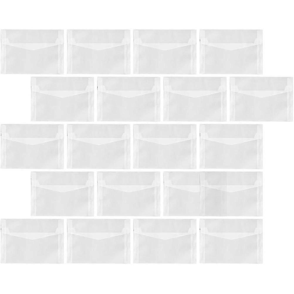 Translucent Paper Cards Wrapping Envelopes for Party Use 20Pcs Set