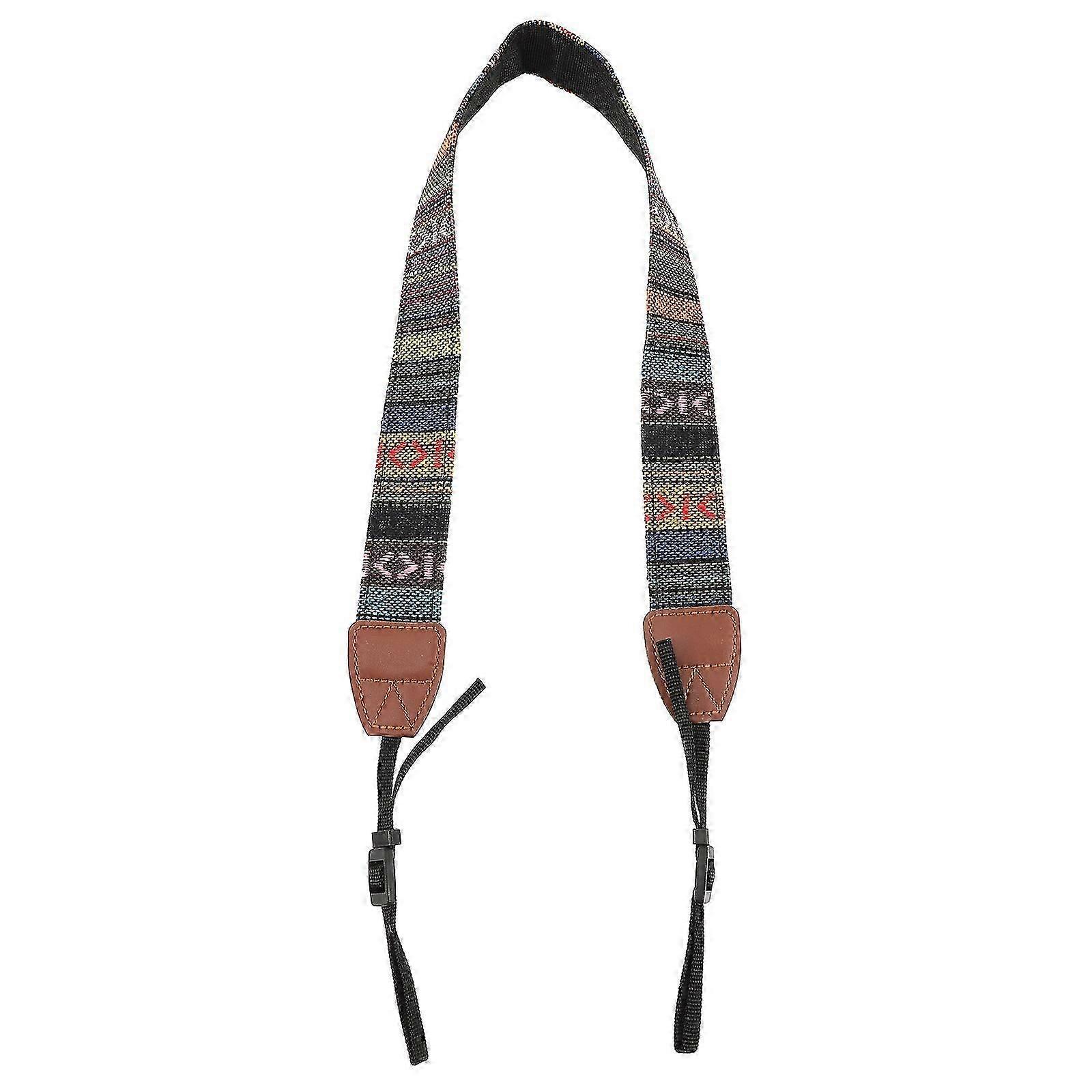 Camera Shoulder Strap Adjustable Camera Strap Double-Layer Ends