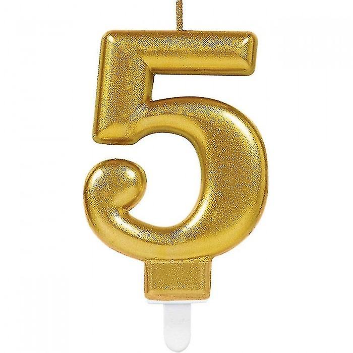 Amscan Metallic 5 Candle
