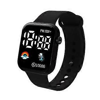Montre électronique Enfants LED Montre De Sport Numérique Étanche À La Mode Précis Chronométrage Carré Wa