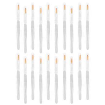 Disposable Lip Brush Tools for Lipstick, Lip Gloss, Lip Liner, Plastic, 20 Pack