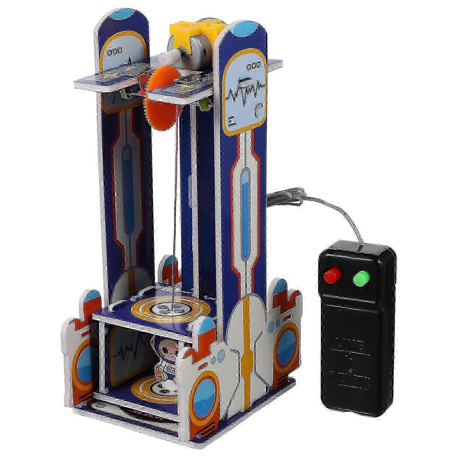 DIY STEM Elevator Model Kit, Educational Science Experiment Building Toy