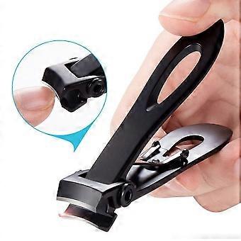 Stainless Heavy Professional Extra Large Toe Nail Clippers Wide Jaw Nail Clipper, Professional Toenails Fingernails Clippers for Thick Nails, Silver