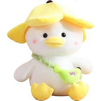 Plüsch Ente Kuscheltiere Weiche süße Plüschtiere Ente Plüschtier für Kinder Blume Zeug Ente, Rosa, 9,9 Zoll