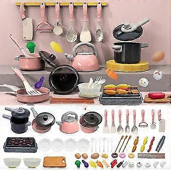 Kids Kitchen Playset Children's Play Kitchen Toy Set 61pcs