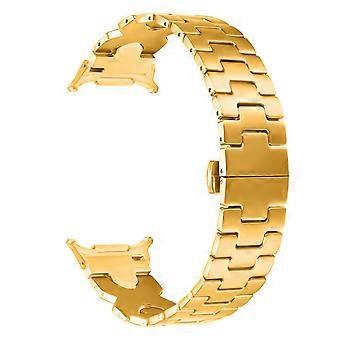 Correa de acero inoxidable para Samsung Galaxy Watch Ultra de 47 mm/Watch Ultra (2025) de 47 mm, galvanizada y con cierre de mariposa en forma de X.