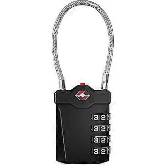4 Digit Combination Lock, Mini Wire Rope Combination Lock