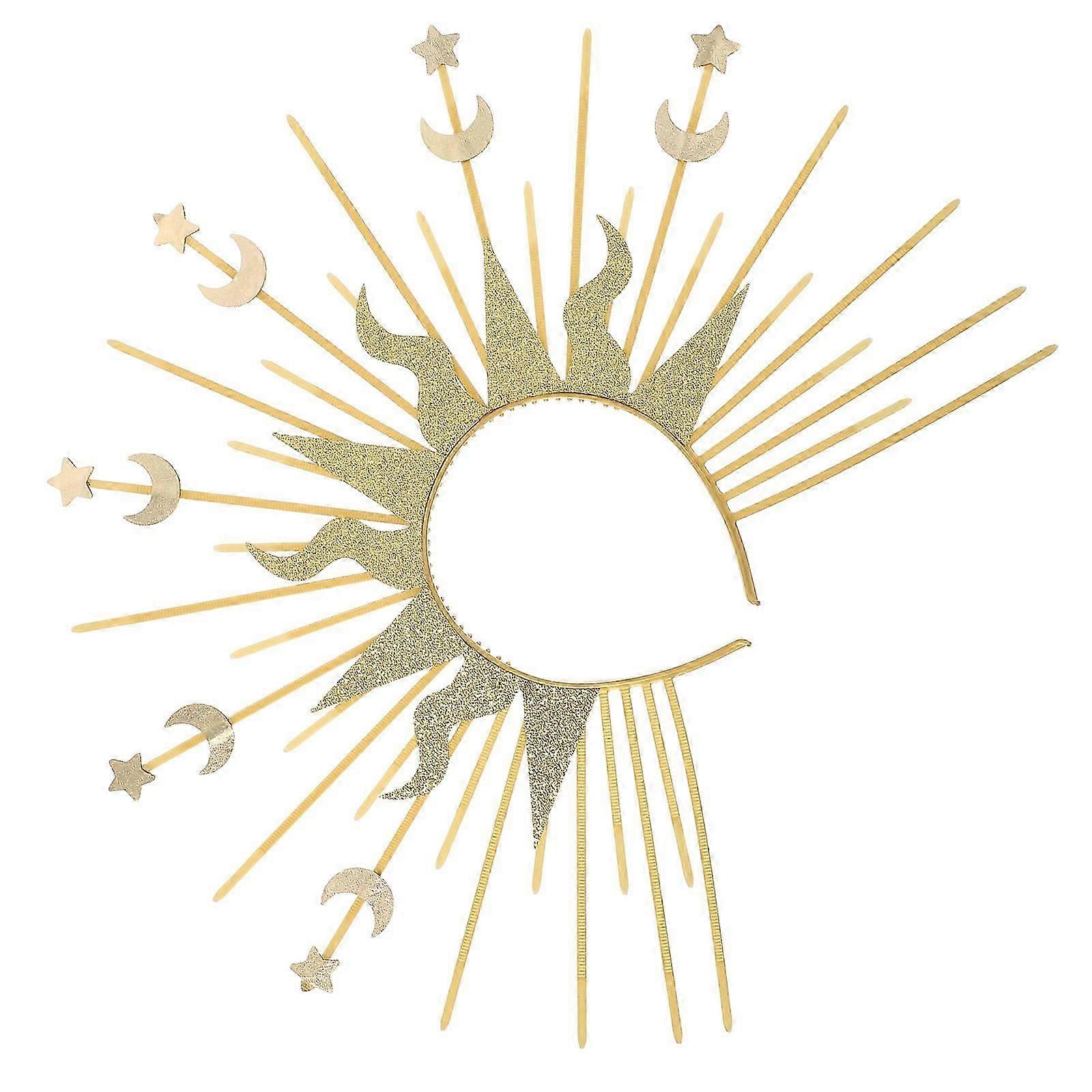 Women's Spiked Sunburst Crown Headpiece