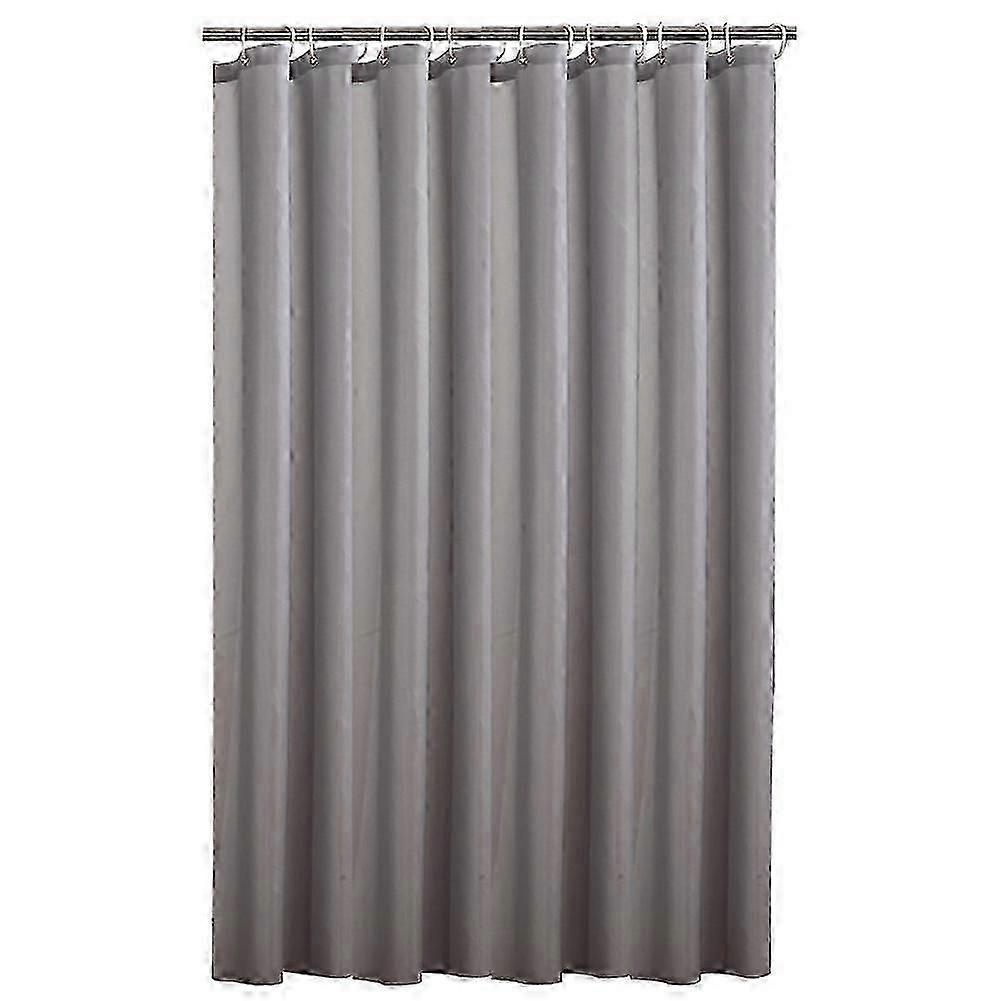 Mildew-proof Lightproof Bathroom Curtain with Hooks 2025