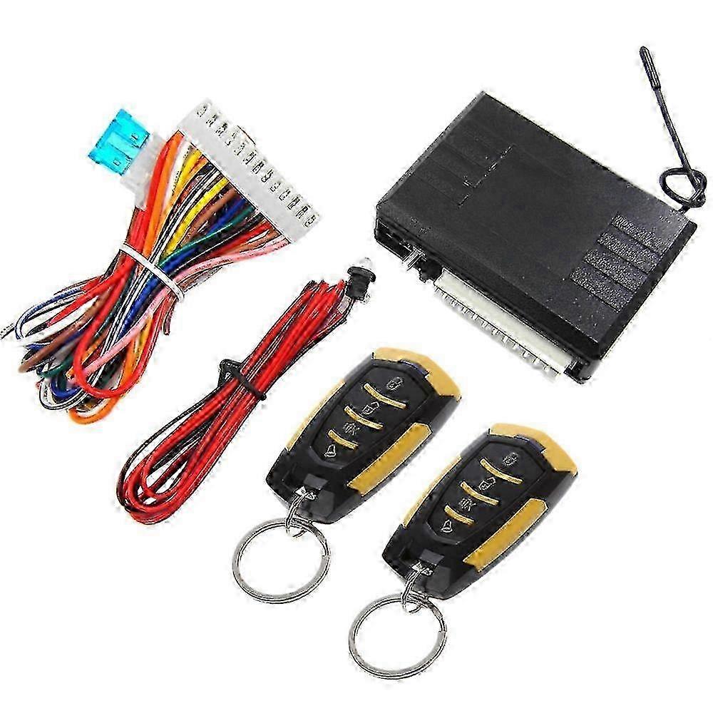 Compatible with universal car alarm systems, featuring keyless entry and remote central locking control.