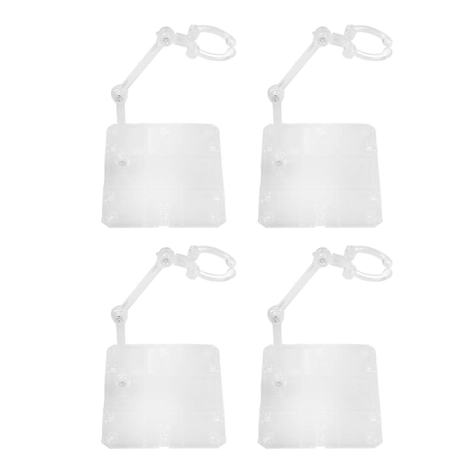 Plastic Action Figure Display Holder for Doll Support 16Pcs Set