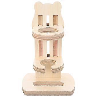 Hamsterzubehör Bambus-Flaschenständer, verstellbarer Halter, 2 Stück, kompatibel mit Haustieren