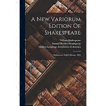 A new variorum edition of shakespeare midsummer night's dream. 1895
