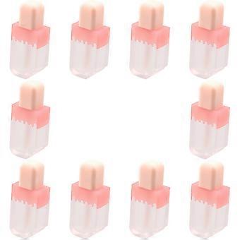 Lip Gloss Tube Ice Pop Shaped for Lip Balm 10Pcs Refillable Bottles