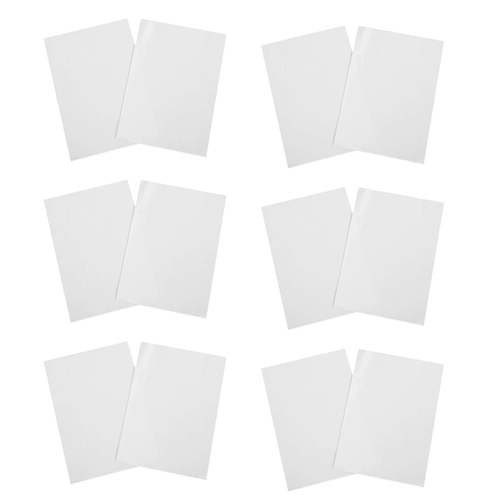 20pcs Photo Transparent Laminating Sheets DIY Specimen Laminating Sheets