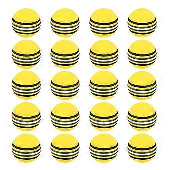 Eva Rainbow Ball for Golf Practice Training Ball Soft Set of 25 Yellow