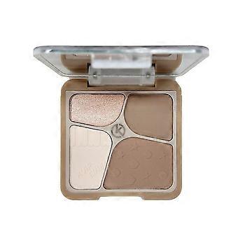 K'APEINE 4-kleuren contour- en highlightpalet, glinsterend en mat gezichtscontourpoeder 8,6 g