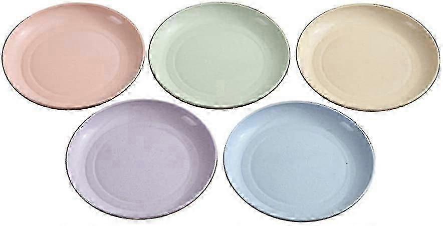 Wheat Straw Unbreakable Plates Lightweight Non-toxic