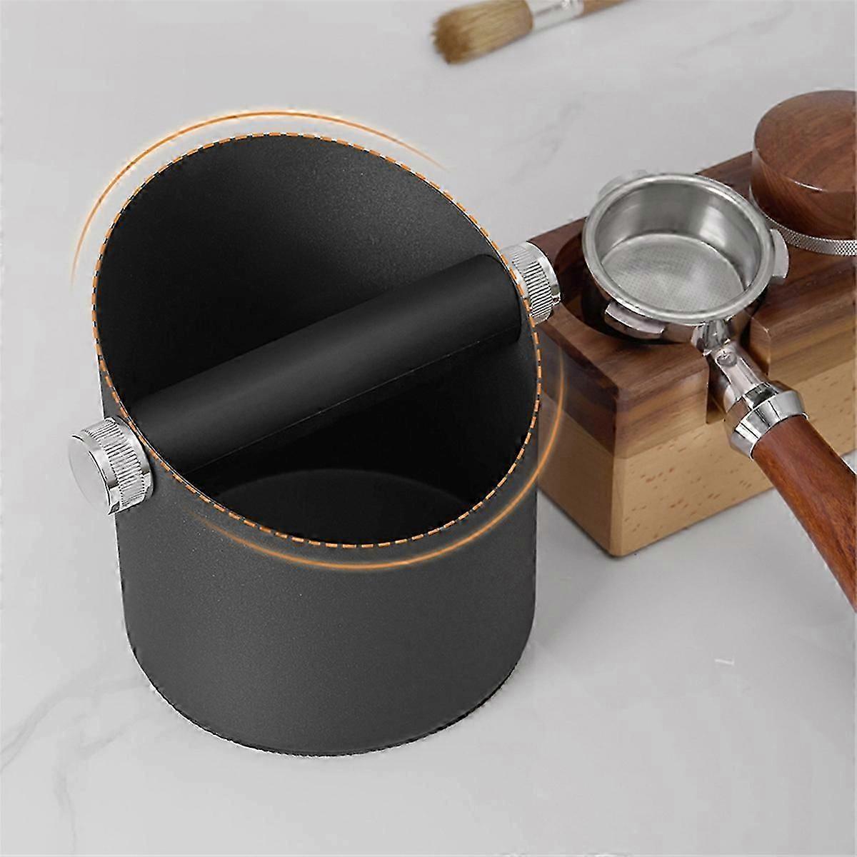Large Capacity Espresso Knock Box Non-Slip Base Coffee Machine Accessories