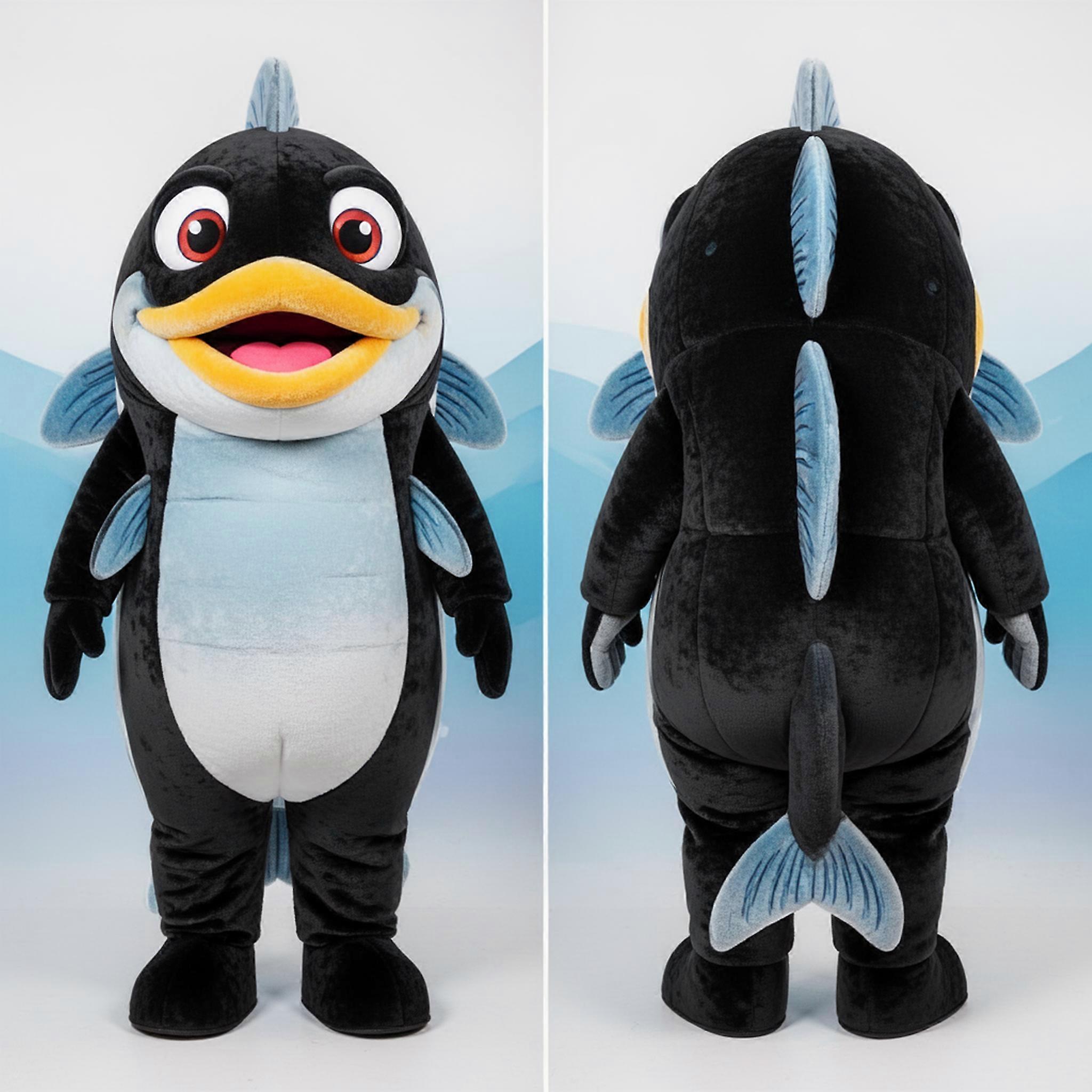 MASTICOT Jet Black Rounded Cod Mascot