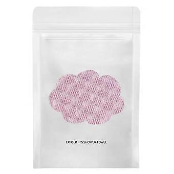Serviette de douche exfoliante, gant de toilette exfoliant premium pour le corps et le visage, exfoliation en profondeur, gant de toilette exfoliant 2 en 1 avec 2 faces pour tous types de peau (Pi