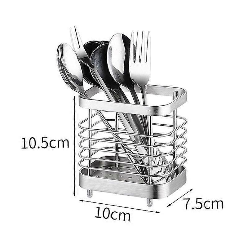Wall-Mounted Ventilated Cutlery Drainer