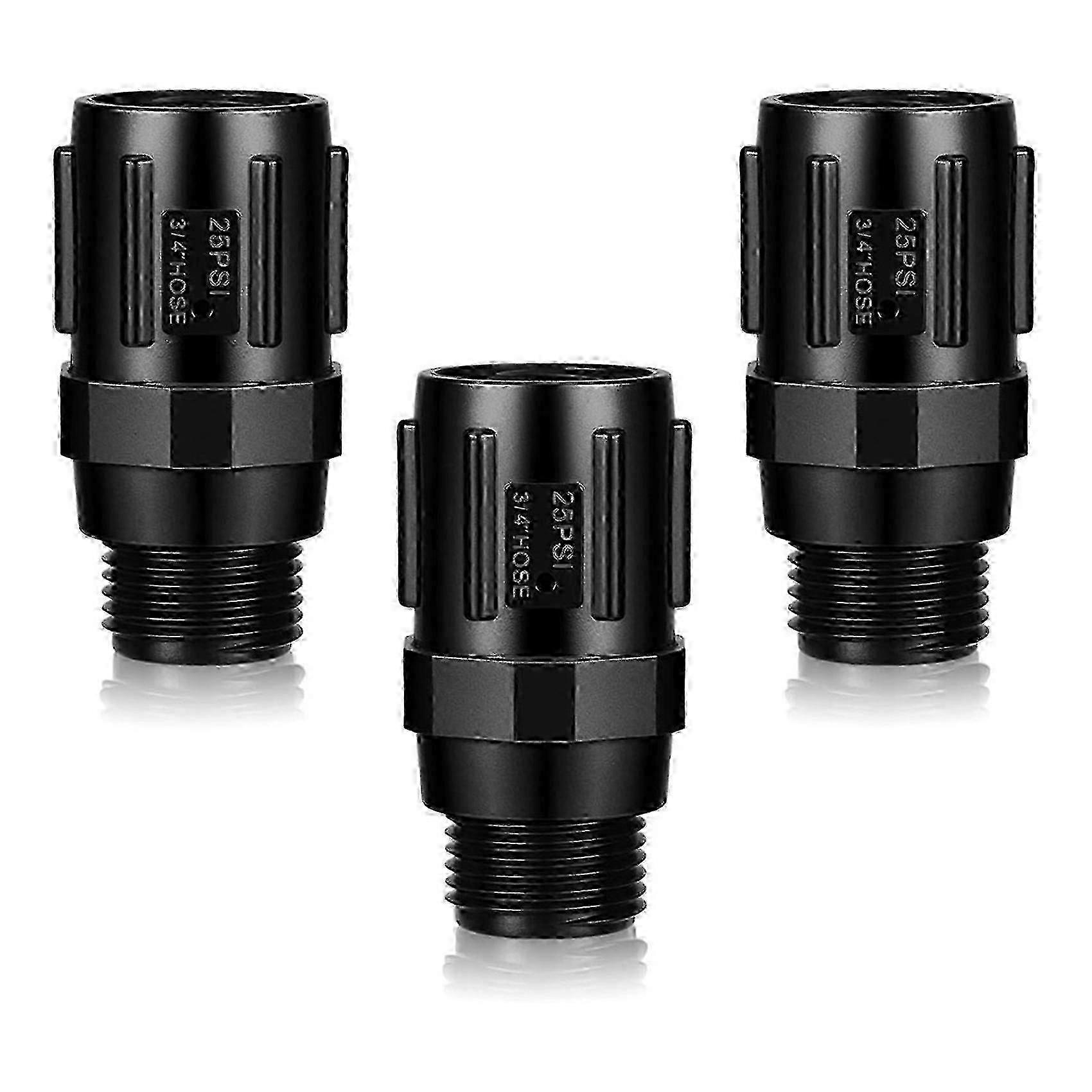 3-Pack 25 PSI Drip Irrigation Regulators