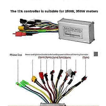 Mountain Bike Lithium-ion Power Conversion Parts S-100 Color Lcd Meter With Tri-mode 17a Controller Set