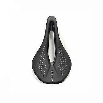 New Ec90 Gel Leather Mtb Road Bike Saddle Featuring Carbon Fiber Seatpost Clamp
