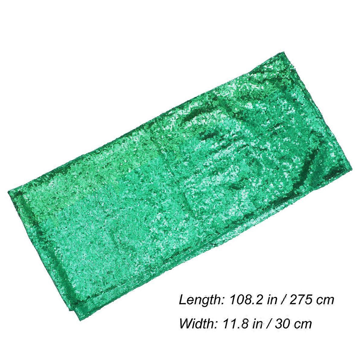 Tablecloth for Party Use 2Pcs Sequin Table Runner