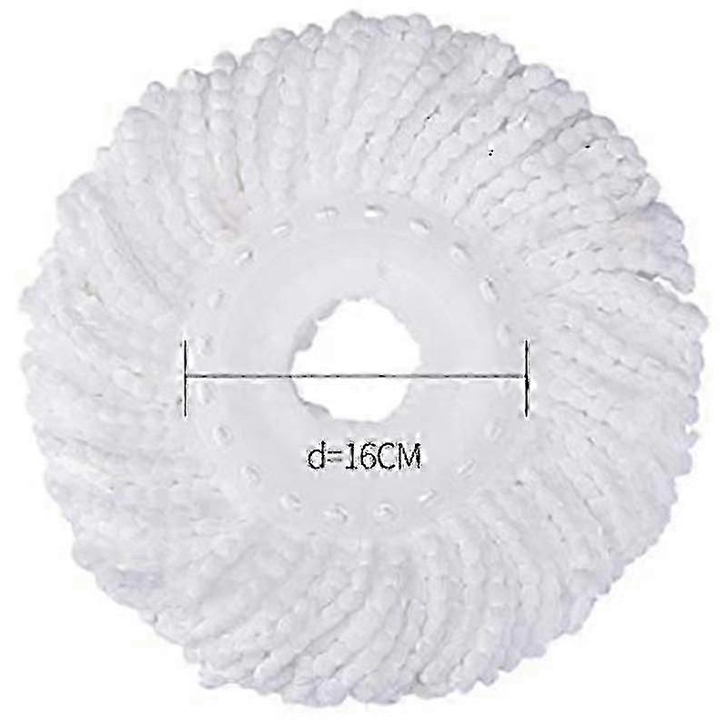3 Replacement Mop -head Refill For 360 Spin Magic Mop-microfiber Replacement Mop Head-round Shape New Arrival S03