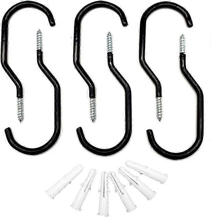 6-Piece Large Bicycle Storage Hooks Set, Bicycle Storage Hook Kit