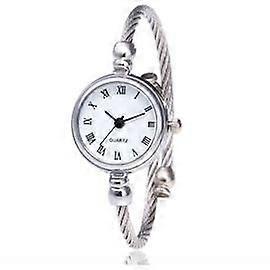Sleek Elegant Roman Numeral Bangle Watch