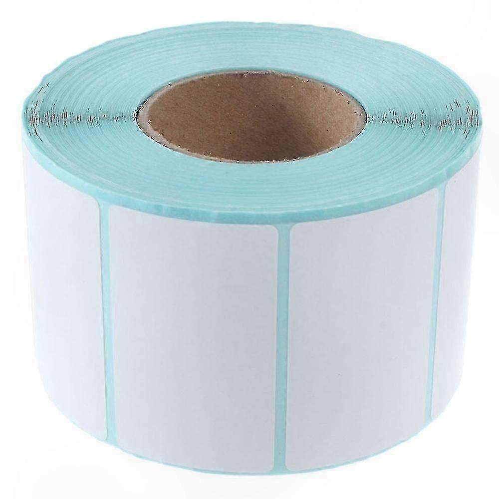 1000 Count 50x30mm Thermal Adhesive Labels for Barcode Printing