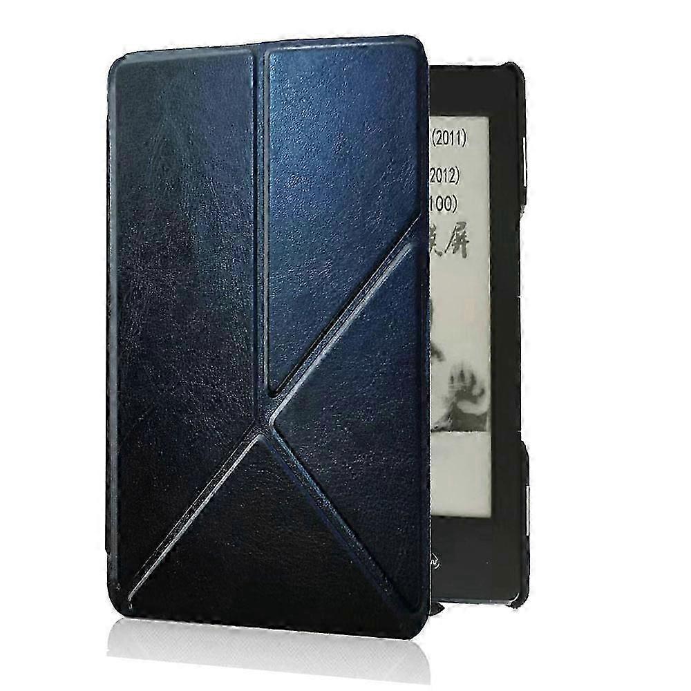 5 4th Model D01100 Protective Case PU Leather E Reader Folio Cover 2011 Shockproof Multi Angle Folding Stand Shell Compatible With Kindle