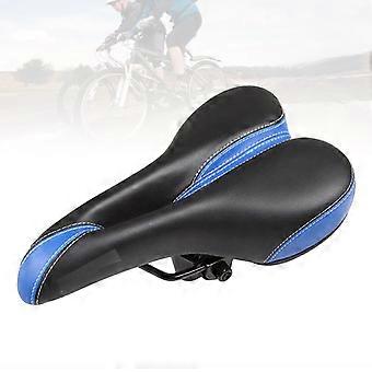 Extra breiter Fahrradsattel, Sitzkissen für Rennräder und Mountainbikes, blau