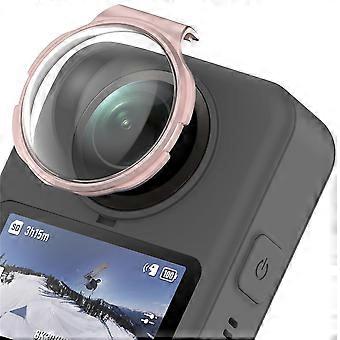 Compatibile con DJI Osmo 360 II, protezione per obiettivo in vetro ottico, copertura per fotocamera a scatto antigraffio.