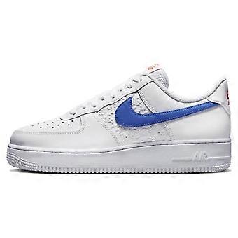 Nike Air Force 1 Low Top Skateboard-Schuhe Unisex Weiß Blau FD0667-100