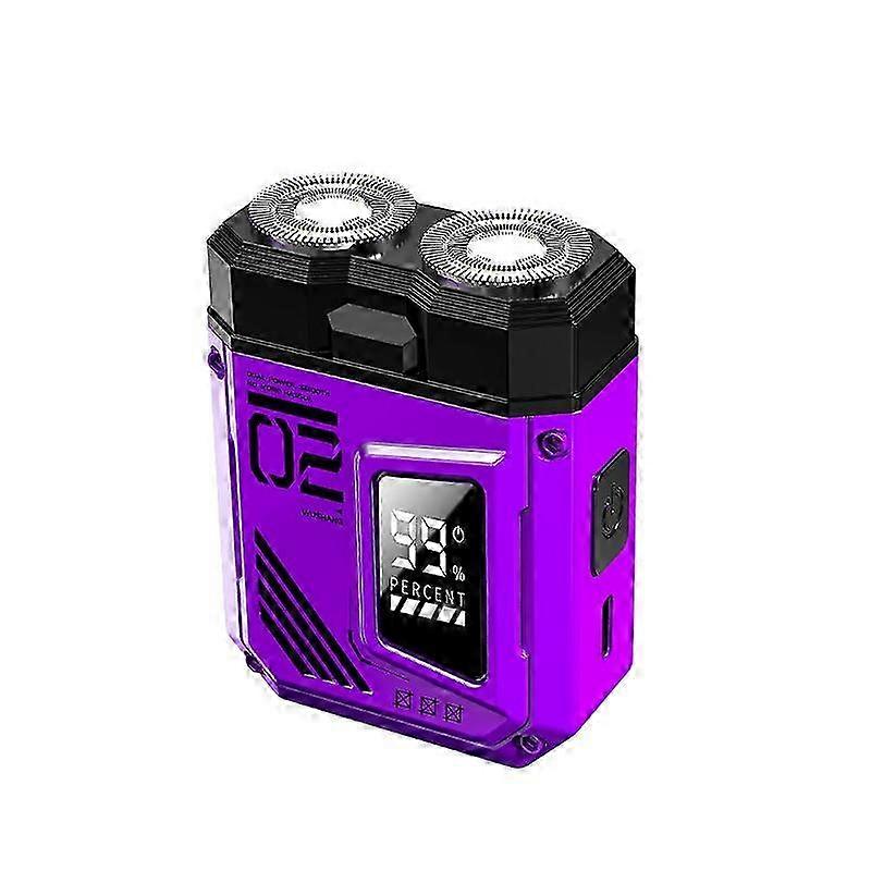 Digital Display Dual-Head Mecha Shaver