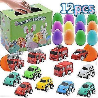 12 Ready-to-Use Surprise Easter Eggs with Cars