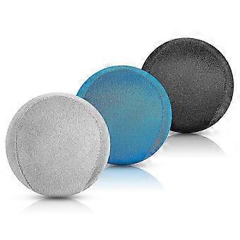 3pcs Hand Therapy Balls, Spandex and TPE Grip Strength Trainer, 40-50-60 lbs Finger Trainer for Stress Relief, Adults Kids Seniors, Storage Bag, 55mm
